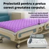 Saltea Antiescara cu Compresor Silentios, Alhena® HF6001, Sistem Antiescare, 200 x 90 cm, Presiune Alternativa, Violet