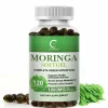 Moringa, boli legate de inflamatie, cancer, diabet, anemie, scaderea energiei si oboseala, artrita, dureri, articulare, reumatismul, alergii si astm, constipatie, dureri de stomac si diaree, 120 cps moi, 1000mg