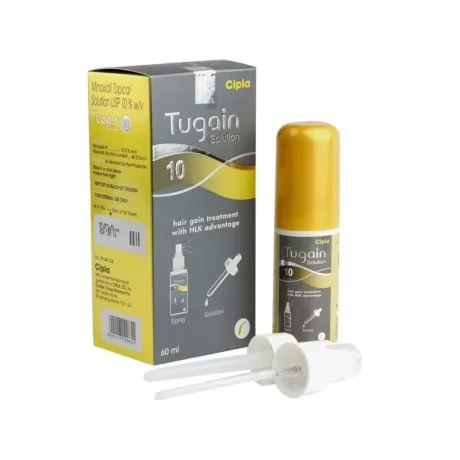 Tugain 10%, solutia eficienta impotriva caderii parului, stimuleaza cresterea sanatoasa a parului tratament pentru o luna