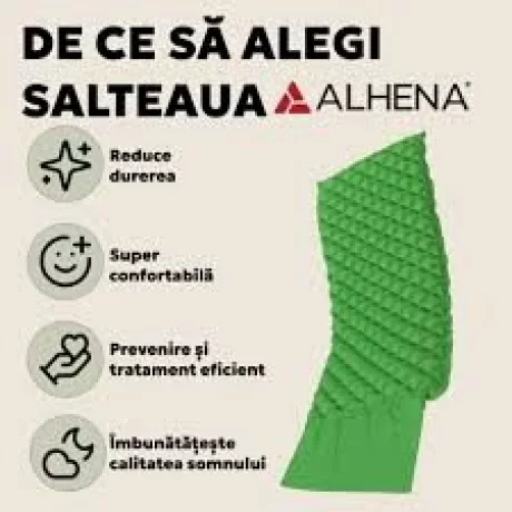 Saltea Antiescara Cu Compresor Silentios, Alhena® HF6001/HF608, Cu 2 Moduri De Functionare Alternativ Si Static, Sistem Antiescare Complet Cu Pompa Inclusa, Pentru Ingrijirea Pacientilor Imobilizati, Utilizare Medicala, Verde, 200 x 90 cm