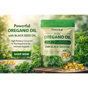 Ulei de oregano pur natural Hamanlabs, capsula gelatinoasa moale, stimuleaza sistemul imunitar, oregano cu ulei de seminte de negru