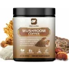 Set 10 Cafea instant din ciuperci Reishi, Lions Mane. Coama de leu, Chaga, Cordyceps si Coada de curcan pentru energie, claritate mentala si concentrare, stimulare a creierului, 250g