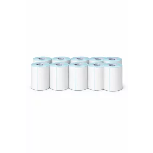 Set 10 Etichete Autoadezive Termice Alhena® 100 x 150 mm, Perfor de Rupere, 250Etichete / Rola, pentru AWB, calitate superioara