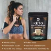 Super-Cafea Keto, Supliment pentru suprimarea poftei de mancare pentru slabire - Energie, sanatate si frumusete, Cafea instant, 100g