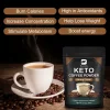 Super-Cafea Keto, Supliment pentru suprimarea poftei de mancare pentru slabire - Energie, sanatate si frumusete, Cafea instant, 100g