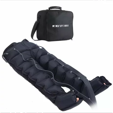 Aparat de presoterapie, drenaj limfatic si masaj, XXL pantalon talie inalta Alhena®M-PRO 3001, 2 X 8 camere de compresie aer, 6 moduri de tratament, 30-250 mmHg, recuperare medicala, masaj terapeutic, refacere musculara