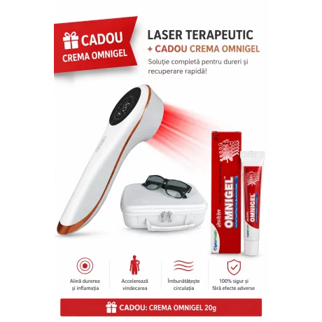 Laser terapeutic profesional, Tratamentul Durerii, Terapie de reabilitare, Regenerarea nervilor, Stomatologie, ORL, Reumatism articular/degenerativ, Vindecarea ranilor, Alhena®, JN-600, alb