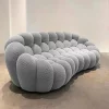 Canapea Bubble Comfort – 2 locuri, spumă de înaltă calitate, compresată, fără asamblare, 90 x 110 x 75 cm