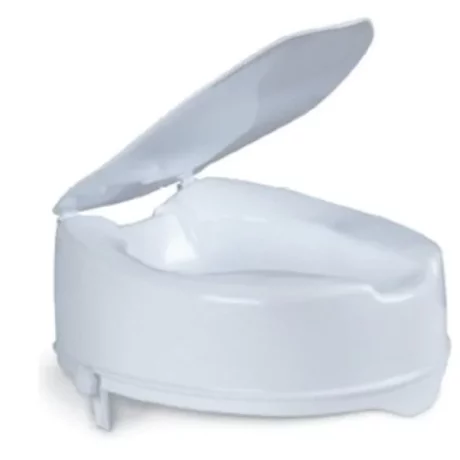 Inaltator WC cu Capac , Inaltime 15 cm, Sistem Prindere Pentru Orice Toaleta, Sustinere 210 kg max, 7060D-6, alb