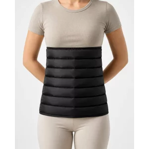 Manson pentru abdomen compatibil cu aparatul de presoterapie pentru drenaj limfatic si masaj, artrită reumatoidă, insuficiență venoasă cronică, slabire, Fibromialgie, Menopauză Alhena® M-PRO 3001