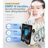Aparat inteligent de electroliza facia, Tehnologie revolutionara anti aging, RF cu 6 mânere și ecran tactil de 15 inci,  Lifting facial cu microcurent EMS nechirurgical, noninvaziv