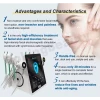 Aparat inteligent de electroliza facia, Tehnologie revolutionara anti aging, RF cu 6 mânere și ecran tactil de 15 inci,  Lifting facial cu microcurent EMS nechirurgical, noninvaziv