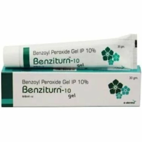 Benzoil Peroxide 10% gel efect keratolitic si exfoliativ, actionand impotriva comedoanelor in cadrul tuturor stadiilor acestora de dezvoltare, Benzaturin