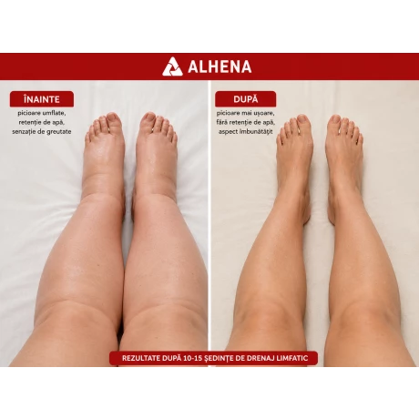 Aparat de presoterapie pentru drenaj limfatic, pantalon talie inalta plus mana, Alhena®M-PRO 3001, 3X6 camere de compresie aer, 6 moduri de tratament, 30-250 mmHg, recuperare medicala, anticelulitic, limfedem, marimea XL, 142/83 negru