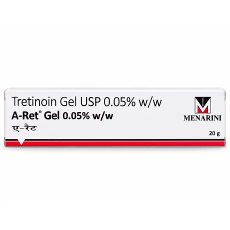 Tretinoin 0.05%, Gel Anti-Rid Menarini A-Ret Anti-Acnee Depigmentant, 20g