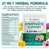 Capsule pentru drenaj limfatic, Suport pentru sănătate limfatică, Sănătatea ficatului, Suport Imunitar, Capsule moi, 120 buc