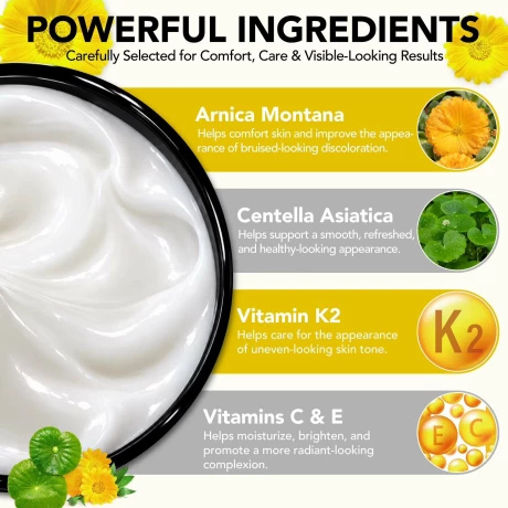 Complex cu Arnica Montana, vitamina K, C, E Masaij, 4 în 1 pentru vindecarea vânătăilor, pentru ten fragil, predispus la vânătăi