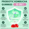Probiotice 6 în 1 extract de plante pentru susținerea imunității, sănătatea intestinală, Kombucha, 60buc