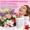 Supliment delicat cu amestec floral, Capsulă deodorantă de corp SOLOTREE, Support Natural Body Freshness, Capsule moi, 120 buc