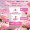 Supliment delicat cu amestec floral, Capsulă deodorantă de corp SOLOTREE, Support Natural Body Freshness, Capsule moi, 120 buc